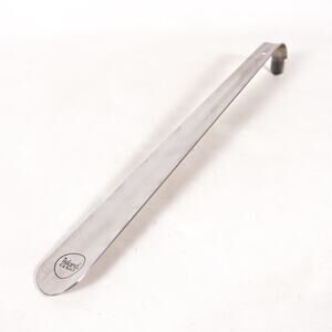 Island Genius Silver Stainless Steel Metal Shoe Horn 16" Long Reach Boot Helper